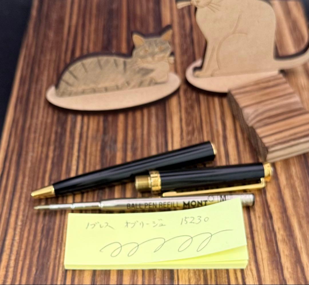 MONTBLANC ボールペン ノブレスオブリージュ ブラックGT 15230