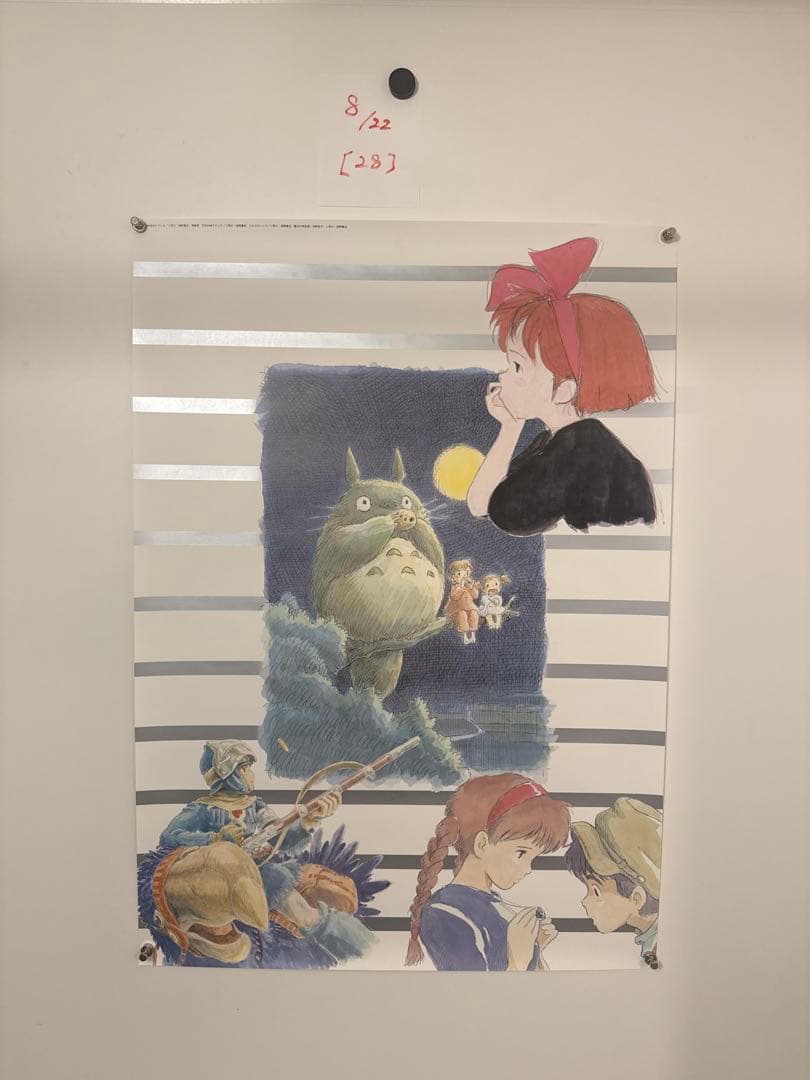 【28】スタジオジブリ　キャラクター　ポスター　激レア