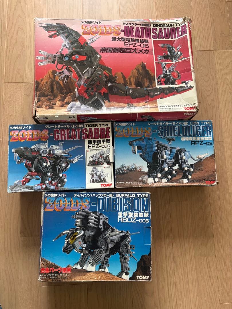 TOMY ロボット模型 4点セット ZOIDS ゾイド