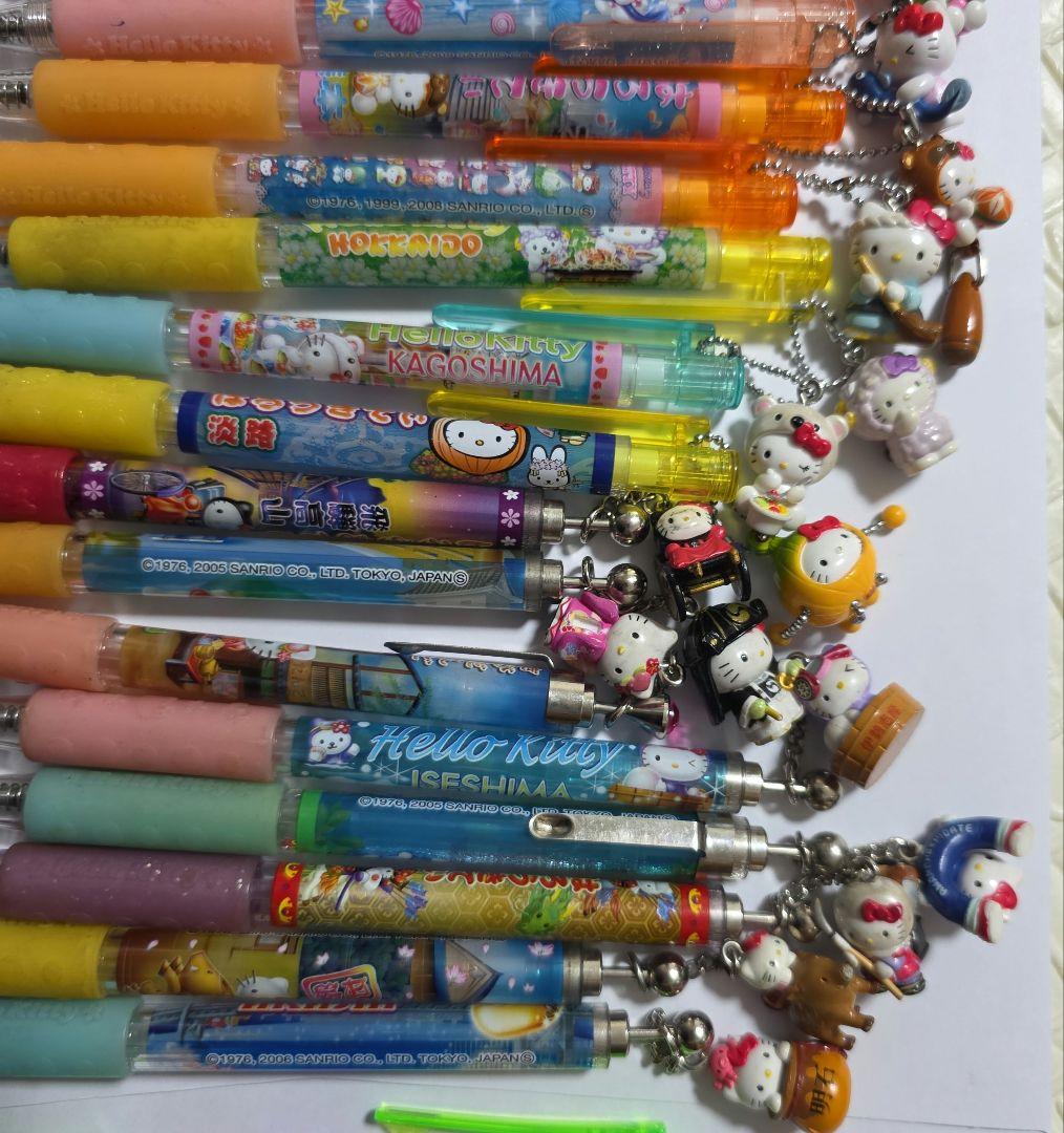 ハローキティ　使用済み　ご当地限定　ボールペン　まとめ売り