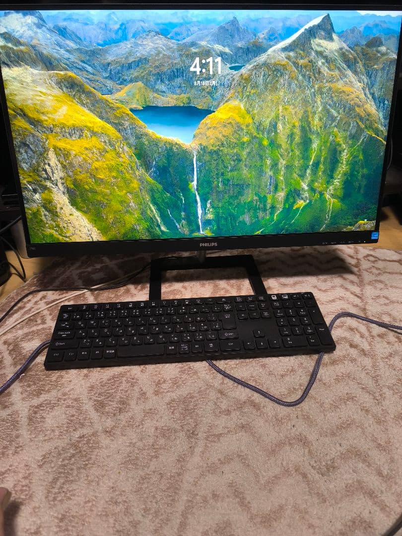 PHILIPS 278E1 4kモニター