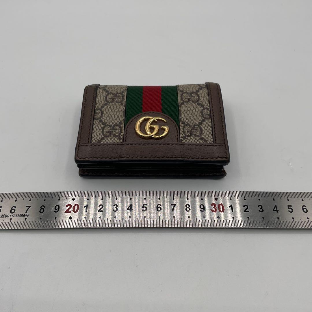グッチ 二つ折り コンパクト 財布 オフディア GGコンパクトウォレット