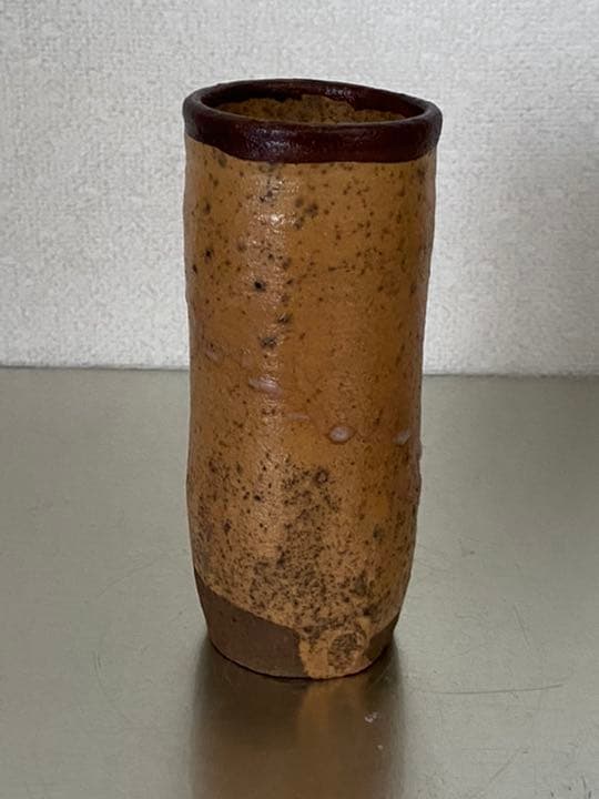 置き掛け花入れ　杉本立夫　泥牛　京都大吉主人