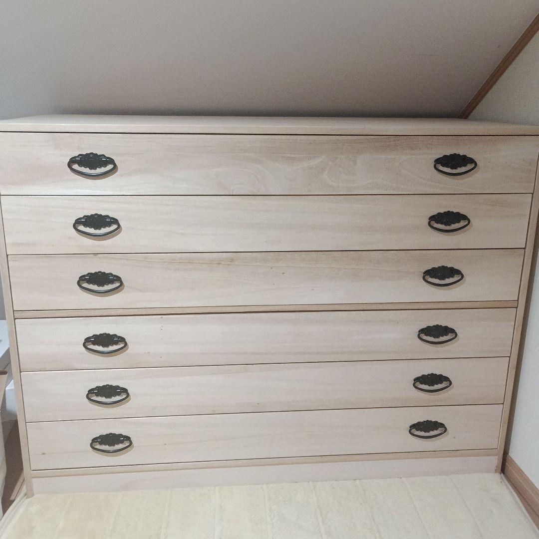 美品　桐箪笥　桐たんす　6段