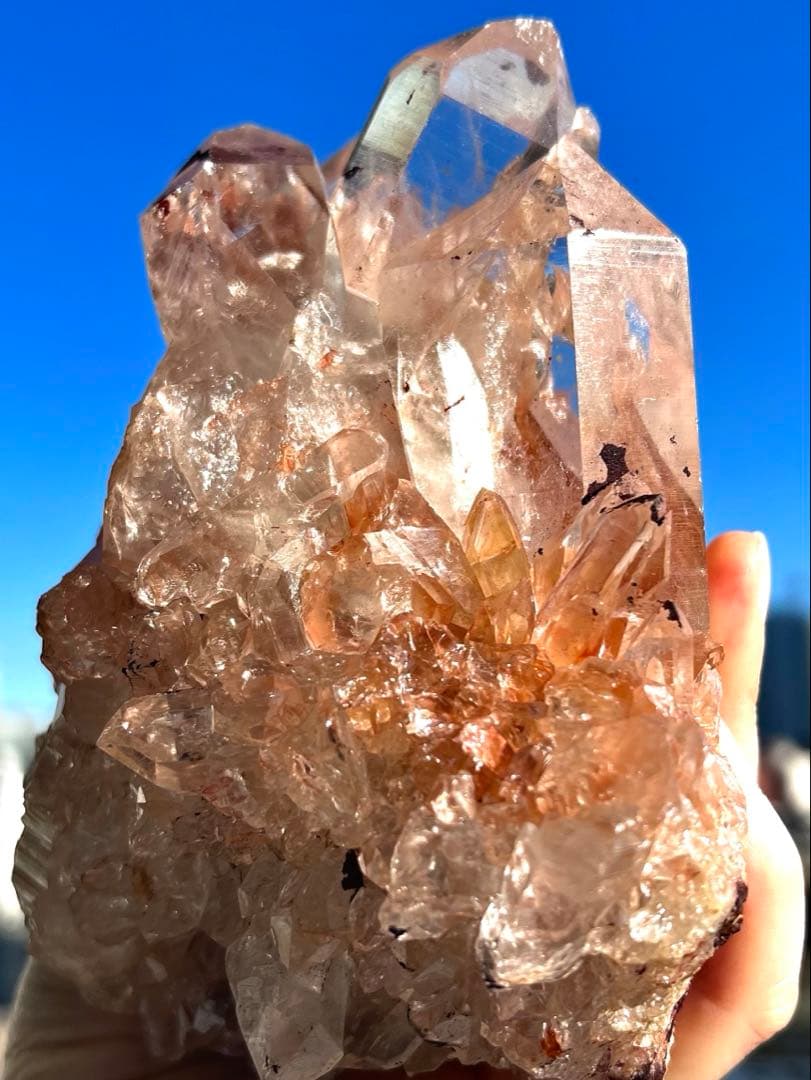 美✨希少✨AAAAAピンク マニハール水晶 ✨ピンククリスタル神殿✨豊潤美の女神