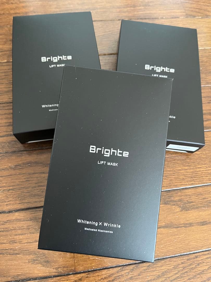 【新品未開封】Brighte ELEKI BRUSH+ 美顔器、リフトマスク3箱