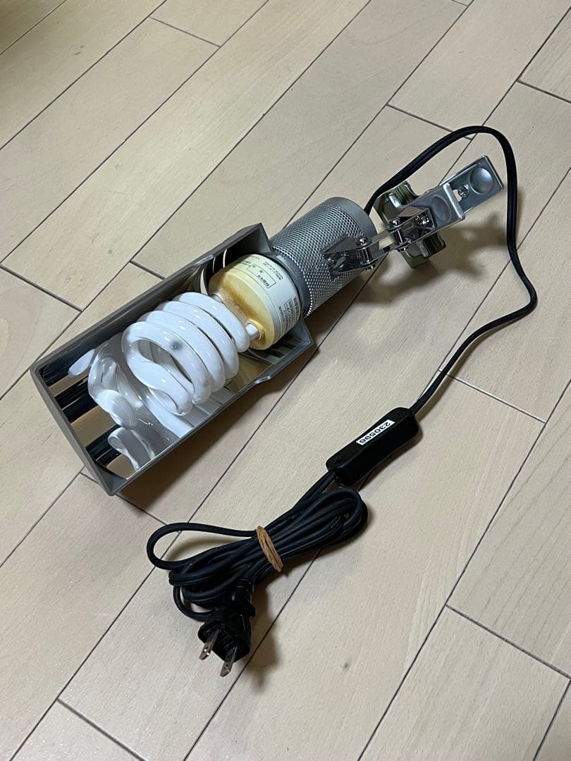 爬虫類用ヒーター・照明器具セット