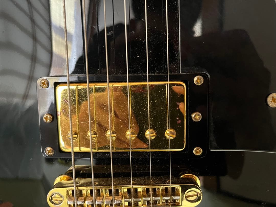 レスポールカスタム　BOSS DS-1+弦付き