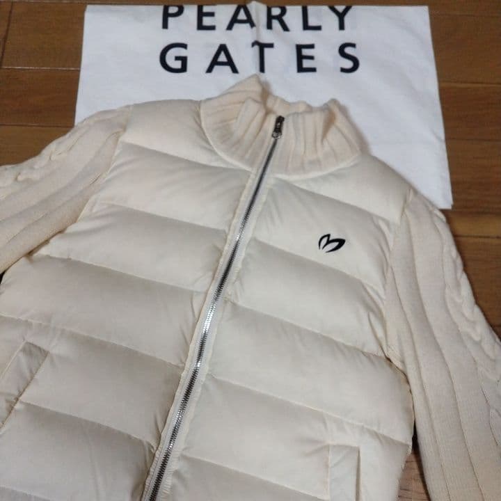⭐極暖⭐パーリーゲイツ⭐マスターバニー⭐ダウンニット⭐ホワイト系⭐M⭐