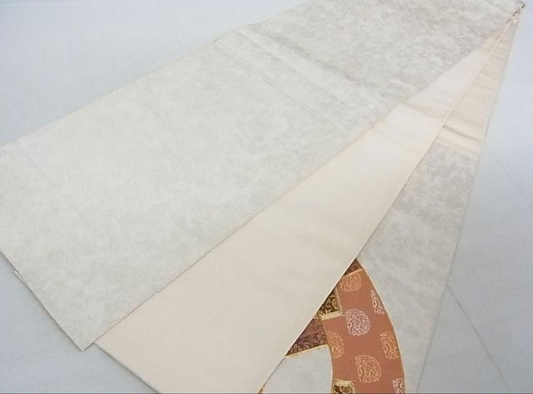 振袖 フルセット6点サイズM京友禅手描き銀駒刺繍　正絹　売り切り終了