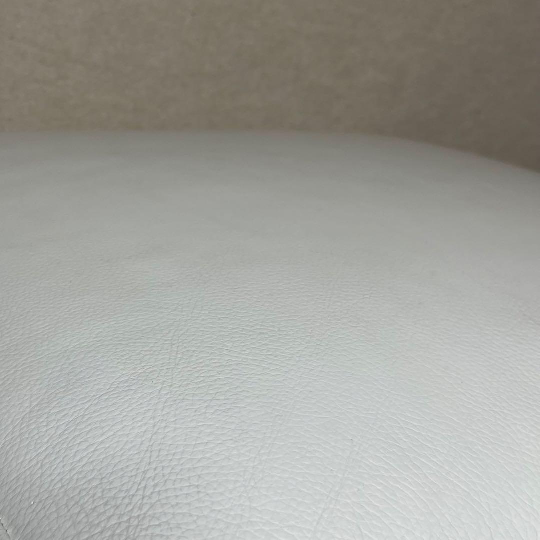 eilersen アイラーセン スツール オットマン レザー 本革 ホワイト 白