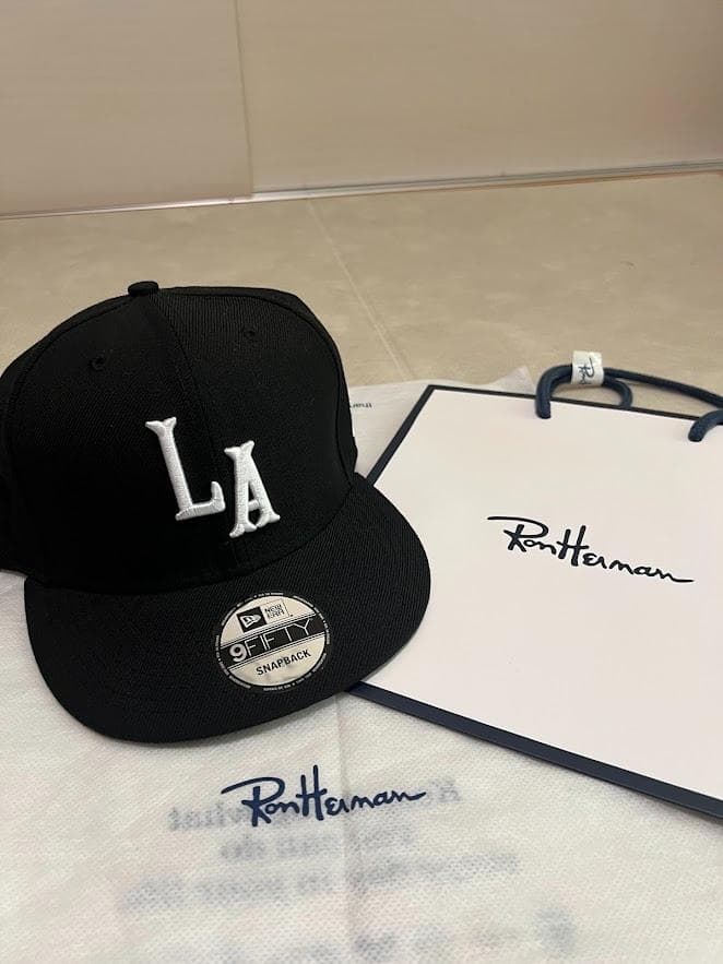 【入手困難】ロンハーマン RHC NewEra 9FIFTY LAキャップ 黒