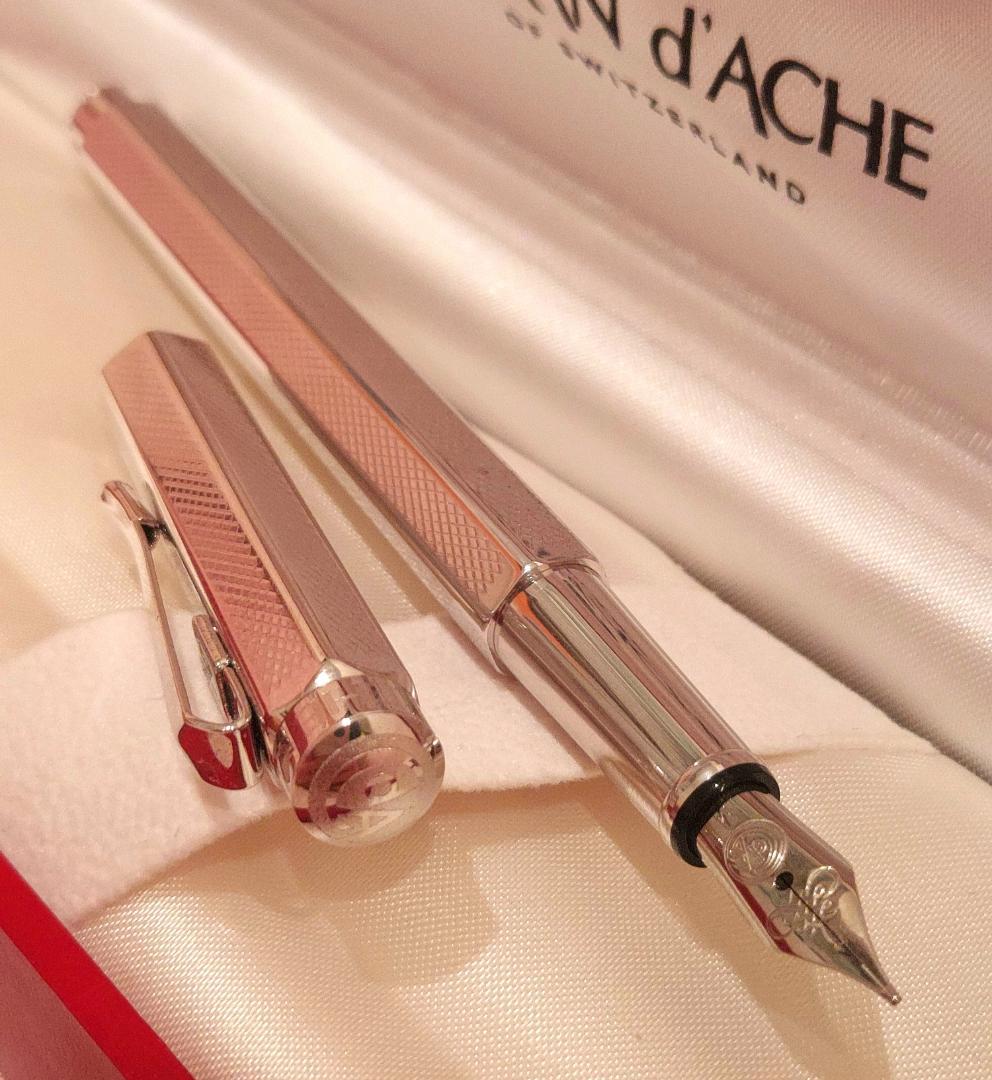 ミ*ド様 カランダッシュ エクリドール レトロ パラジウムコート 万年筆