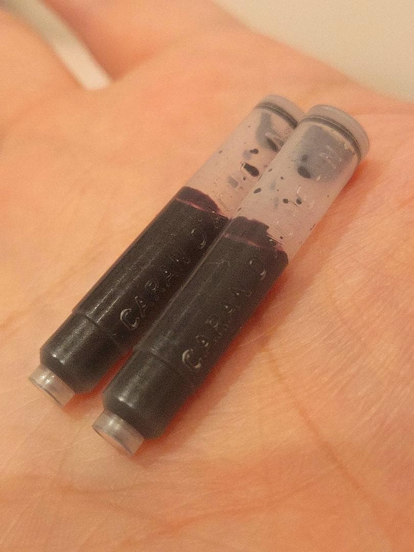 ミ*ド様 カランダッシュ エクリドール レトロ パラジウムコート 万年筆