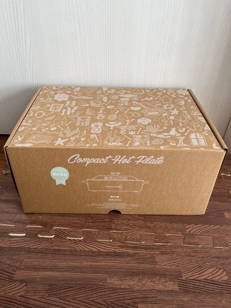 新品未開封　BRUNOコンパクトホットプレート+鍋 ギフトセット