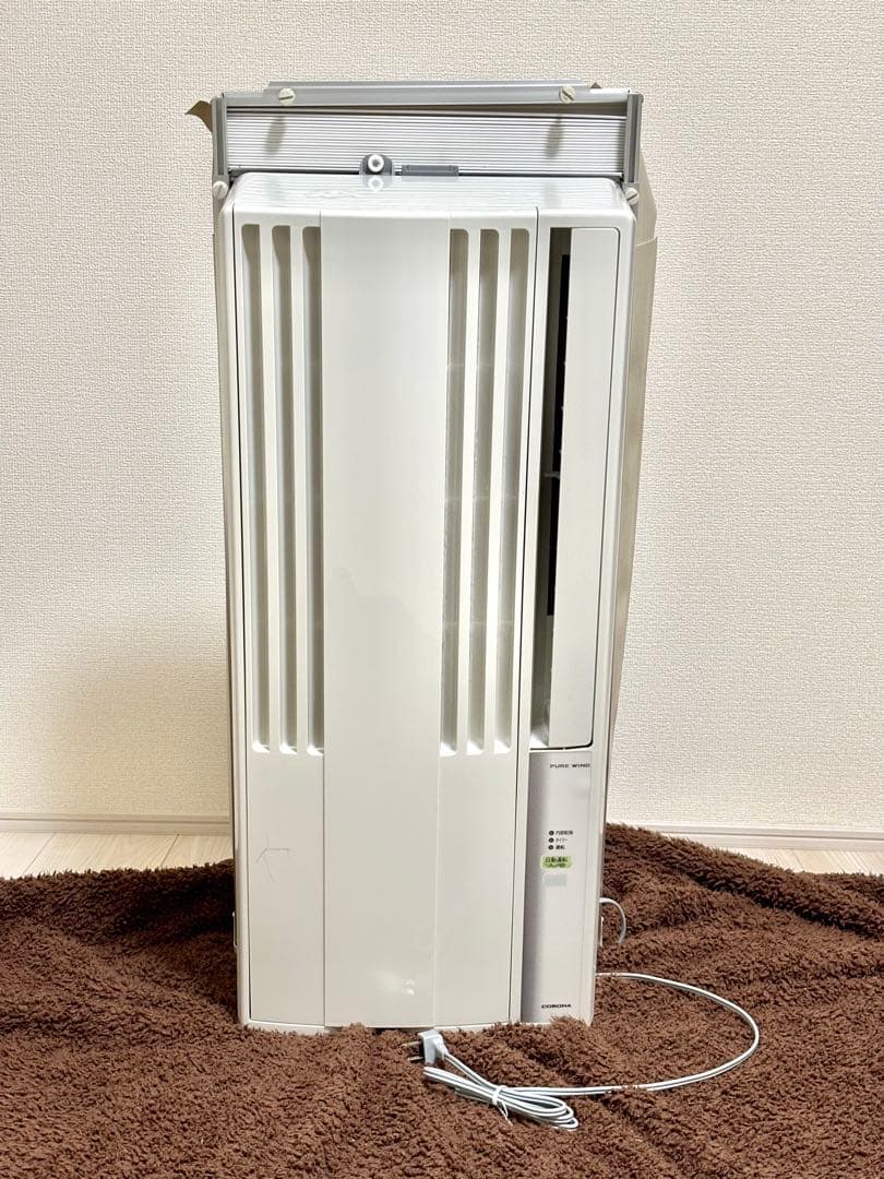 【美品】2023年製 コロナ窓用エアコン CW-F1623R 枠 &リモコン付き