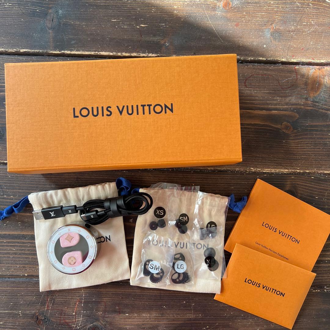 ルイヴィトン　ホライゾン　ワイヤレス　イヤホン　ピンク　QAB150【中古品】