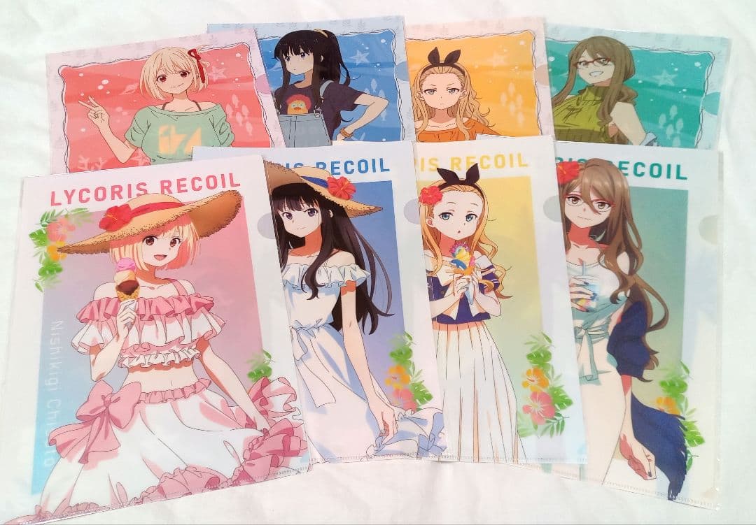 リコリスリコイル　ポップアップショップ　ファイル　千束 たきな クルミ ミズキ