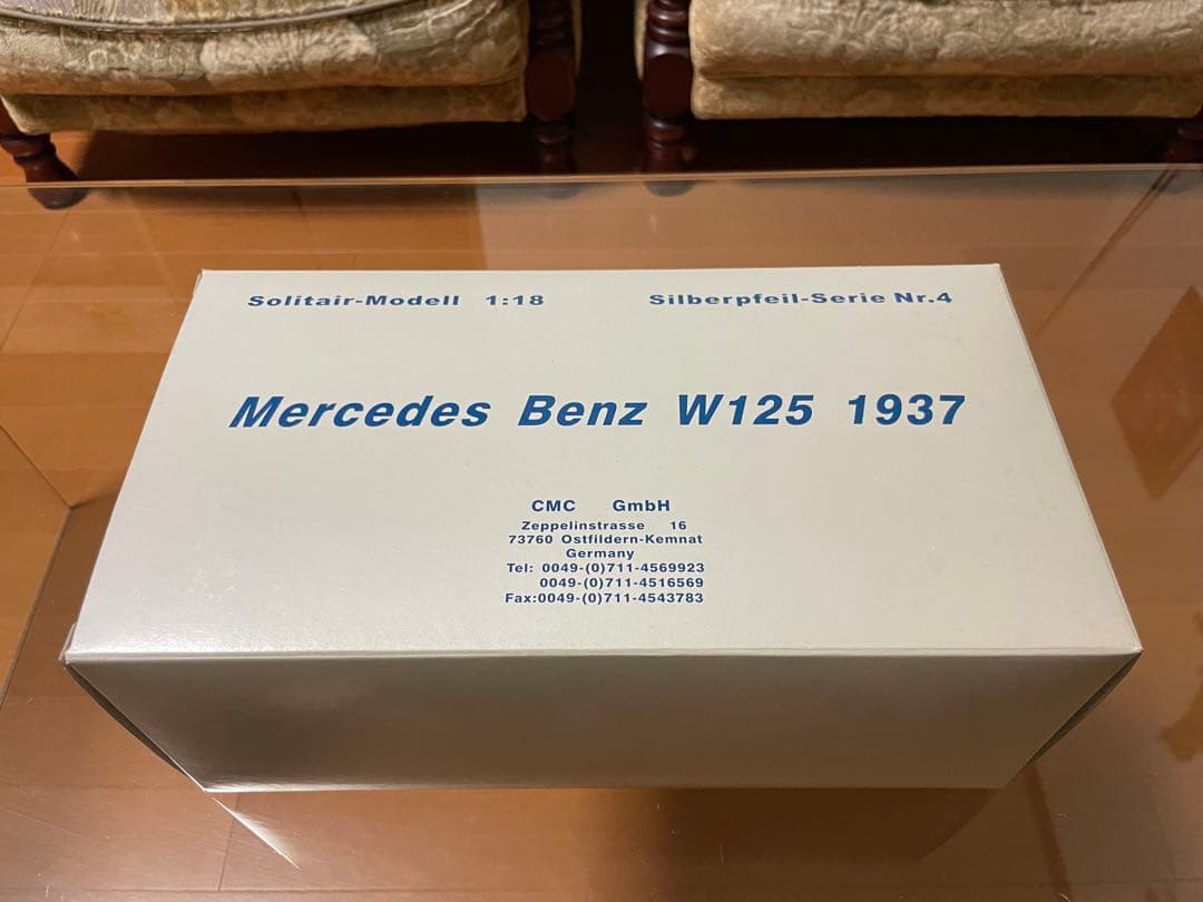 価格変更1/18 CMCメルセデス・ベンツ W125 1937年 未展示品