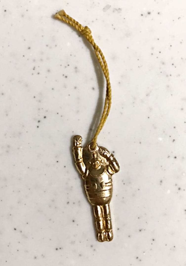 グリコ　グリコのおまけ　江崎グリコ　鉄人28号　当時物　メタリック　金　ゴールド