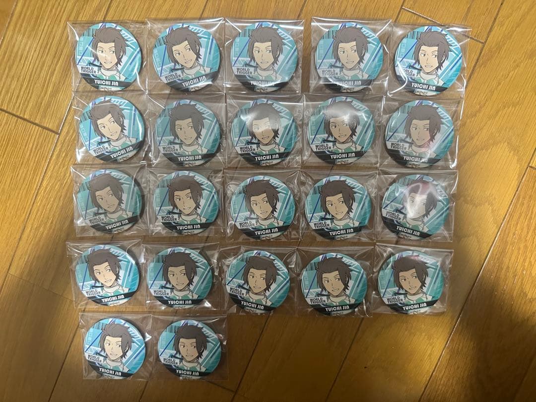 ワールドトリガー 迅悠一 缶バッジ エンタメくじ まるかく缶バッジ他33個セット