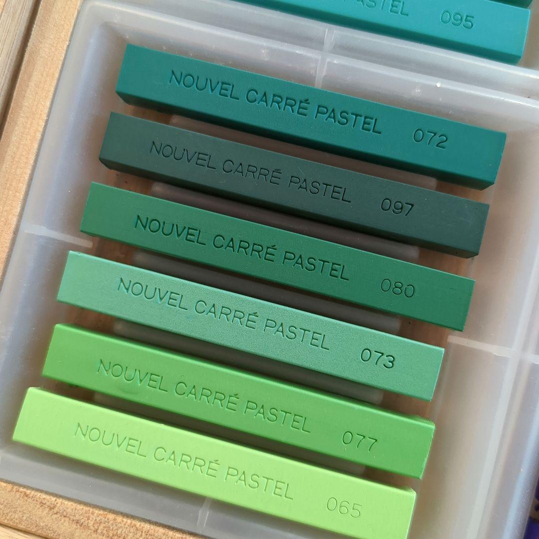 ヌーベル カレー パステル 72色 パステルアートセット 木製ケース入り