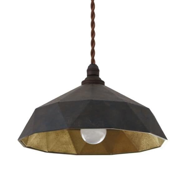 FUTAGAMI フタガミ　明星　大　黒ムラ　真鍮　ライト