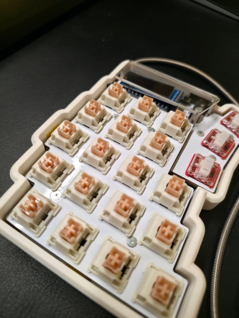 Keyball39 白基盤 完成品