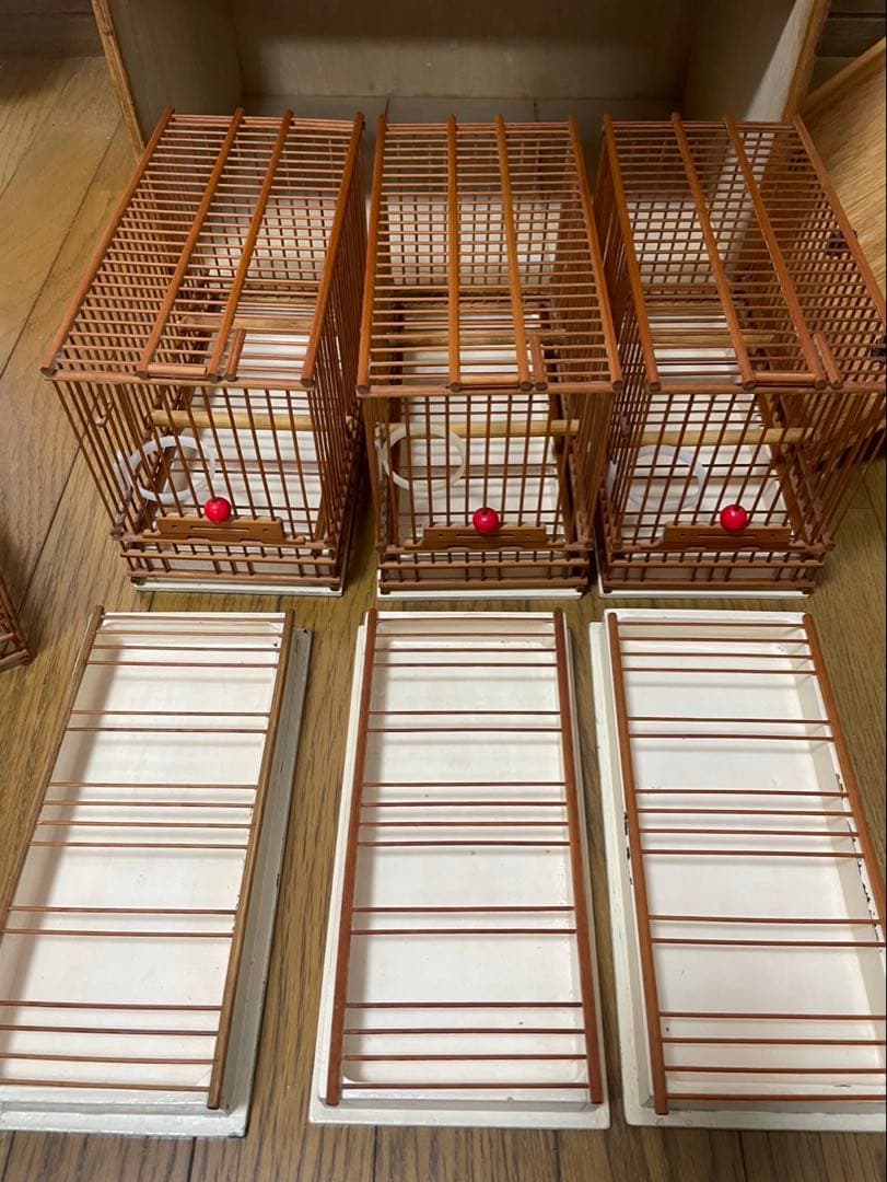 メジロ　寝かせ箱　カゴ６個セット③