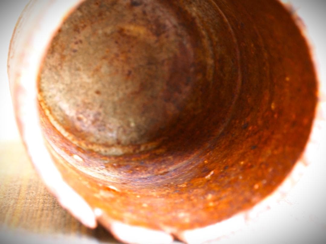 希少作★鯉江良二★設楽手湯のみ★共箱