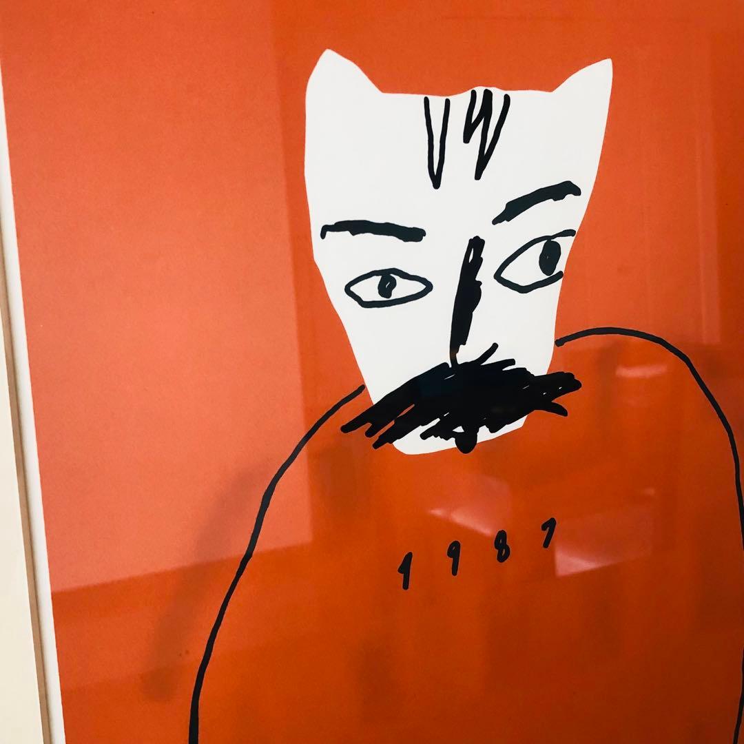 岡田露愁 おかだろしゅう WETYCAT 版画 （116/152）55×44cm