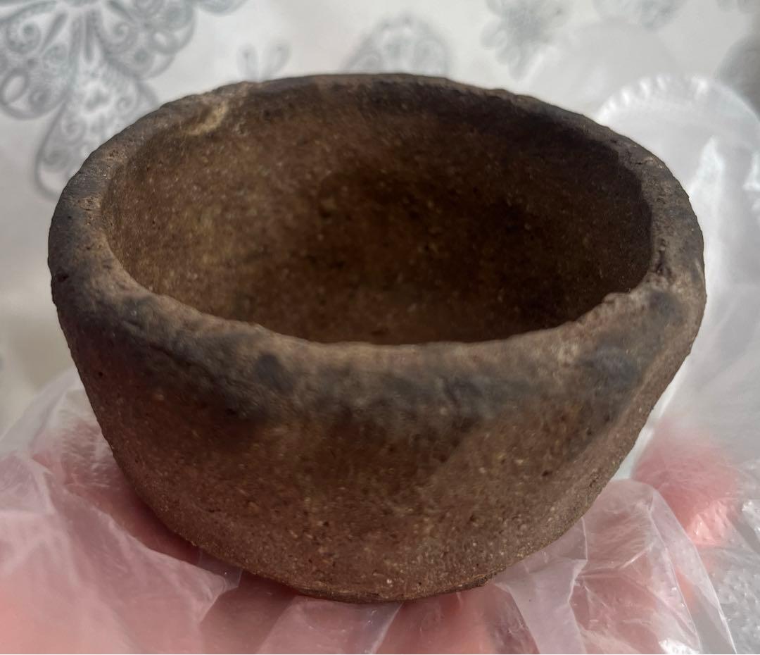 東福寺　小品　盆栽鉢　レトロ　アンティーク　(2) (A3) 豆鉢