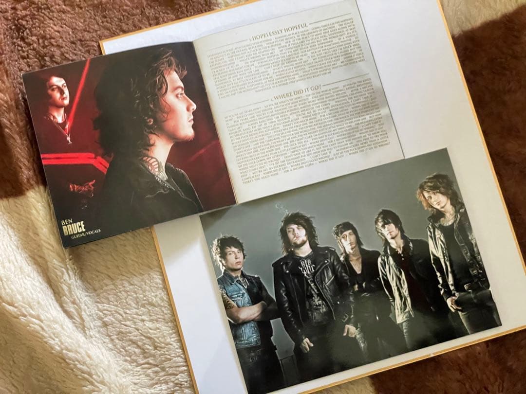 Asking Alexandria 直筆メンバー全員サイン入りジャケット 額縁付