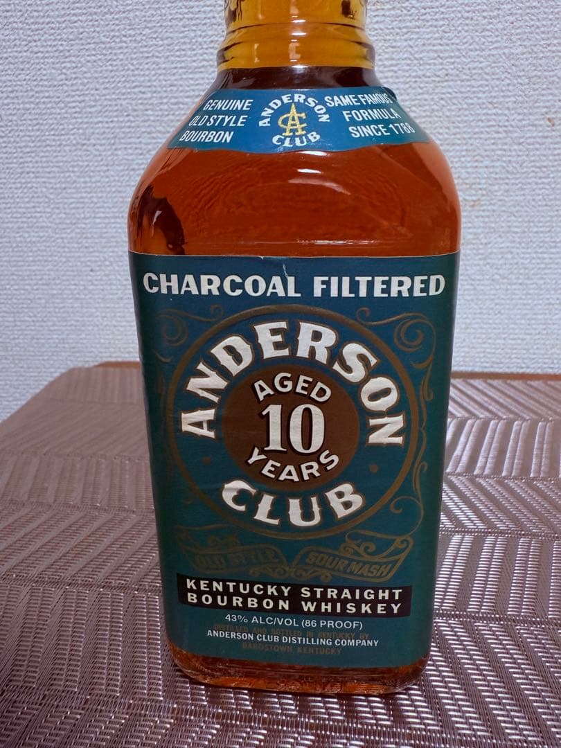 ANDERSON CLUB 10年熟成 バーボンウイスキー