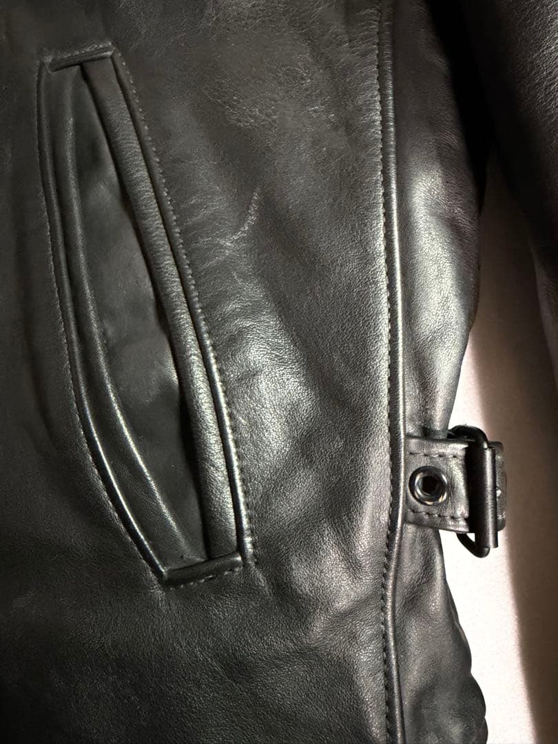 Vintage ハーレーダビッドソン　シングルライダースジャケット　サイズ38