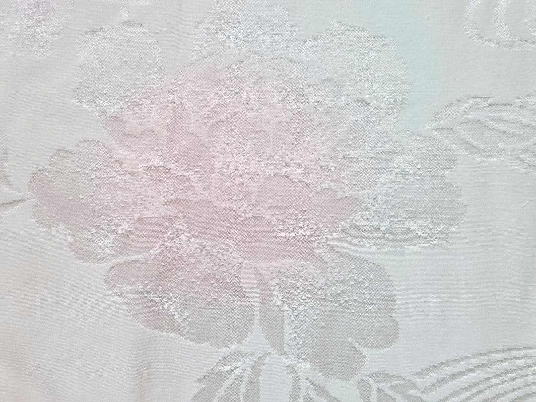 D2 振袖・襦袢セット牡丹の花 金彩 金駒刺繍 袷 正絹 成人式 着物