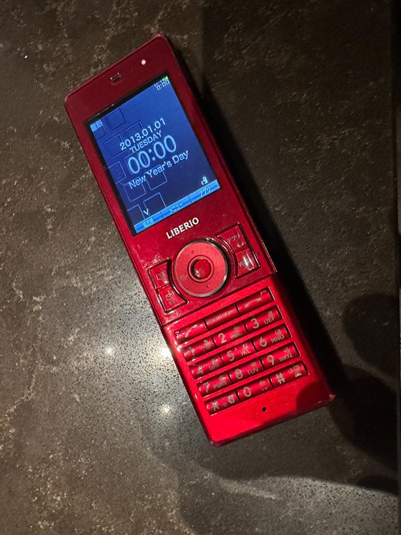LIBERIO WX11K　レッド PHS 本体 箱付き