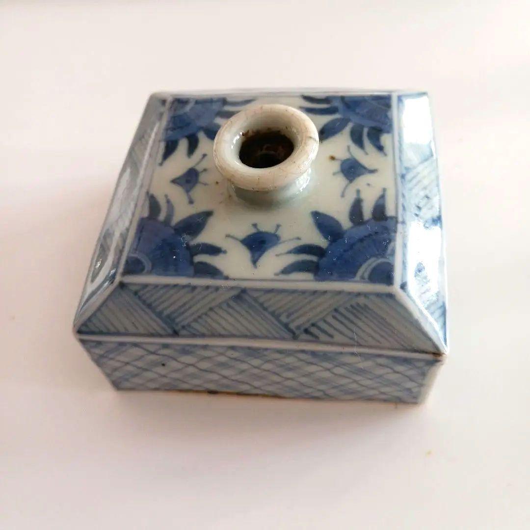 古伊万里　染付け　油壺