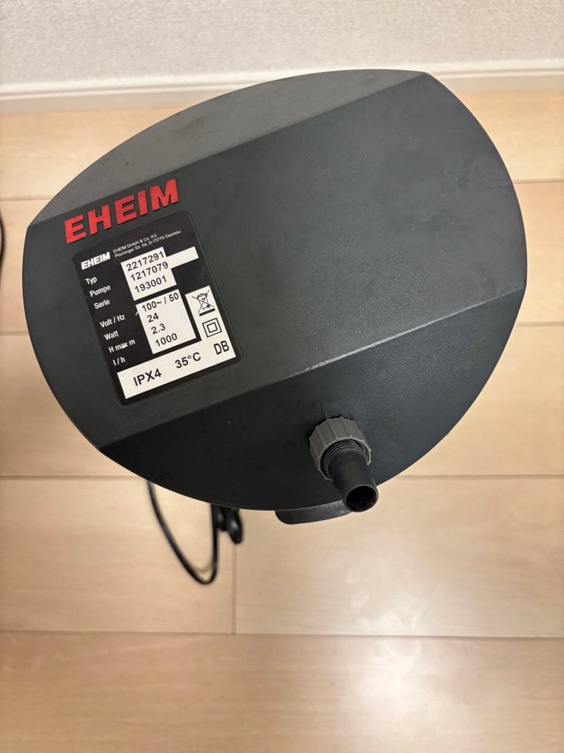 T*R様 EHEIM 2217 フィルター 1000L/h ろ材入り