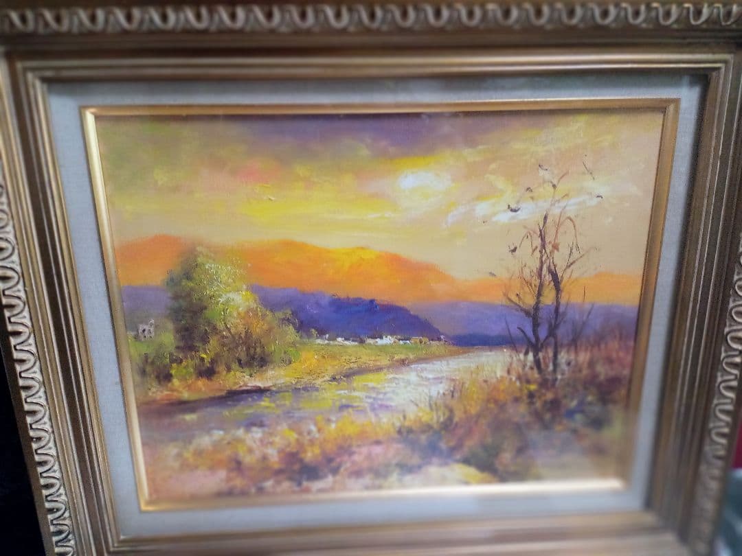 小川克実の金色の芦田川ですF6号です