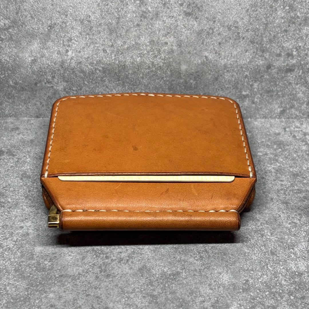 ハンドメイド エルバマット マネークリップ