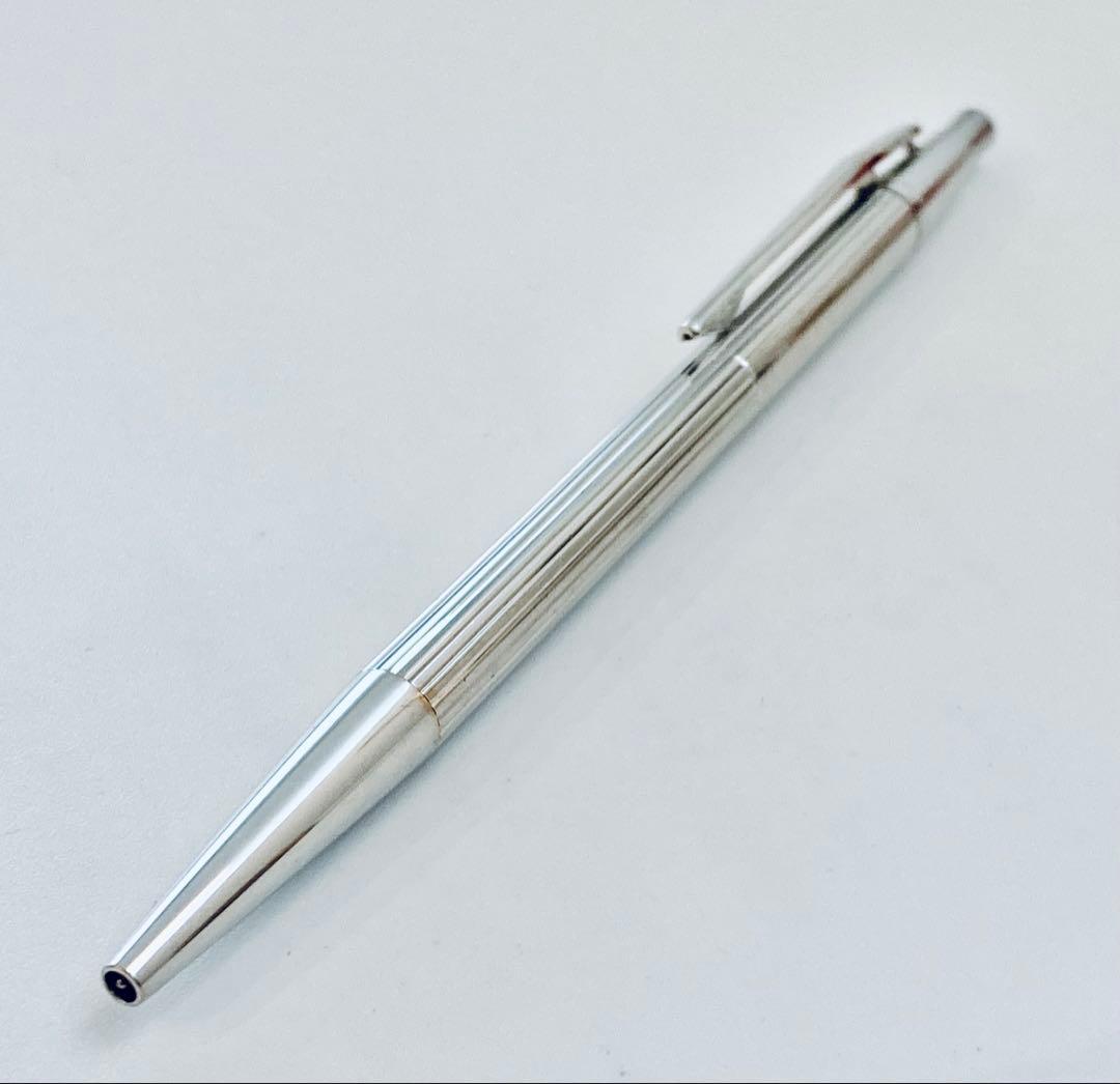 プラチナ仕上げ◆モンブラン高級ボールペン ノブレス1970s MONTBLANC