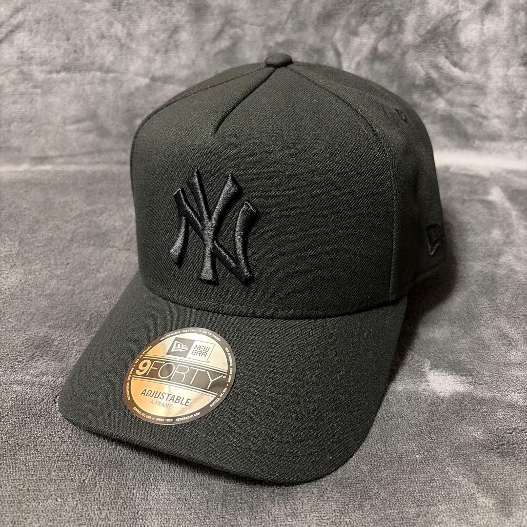 【未使用】ニューエラ　キャップ9FORTY A-Frame オールブラック