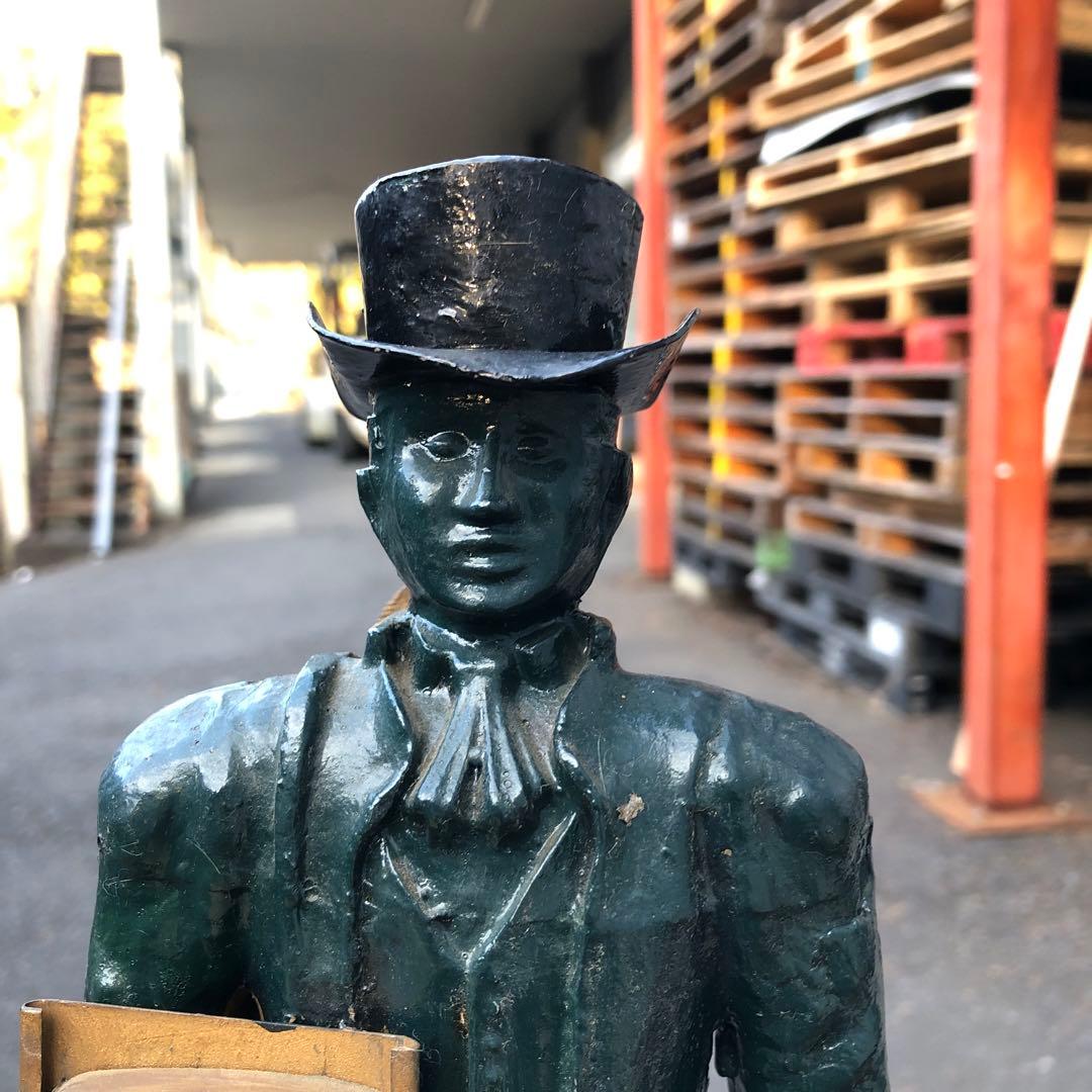 アンティーク ドイツ製　人形型手巻き時計 高さ約30cm ※ジャンク