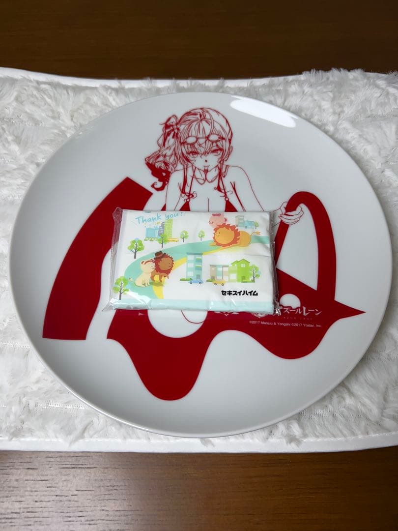 アズールレーン アズレン公式生放送 限定 サイン色紙 お皿