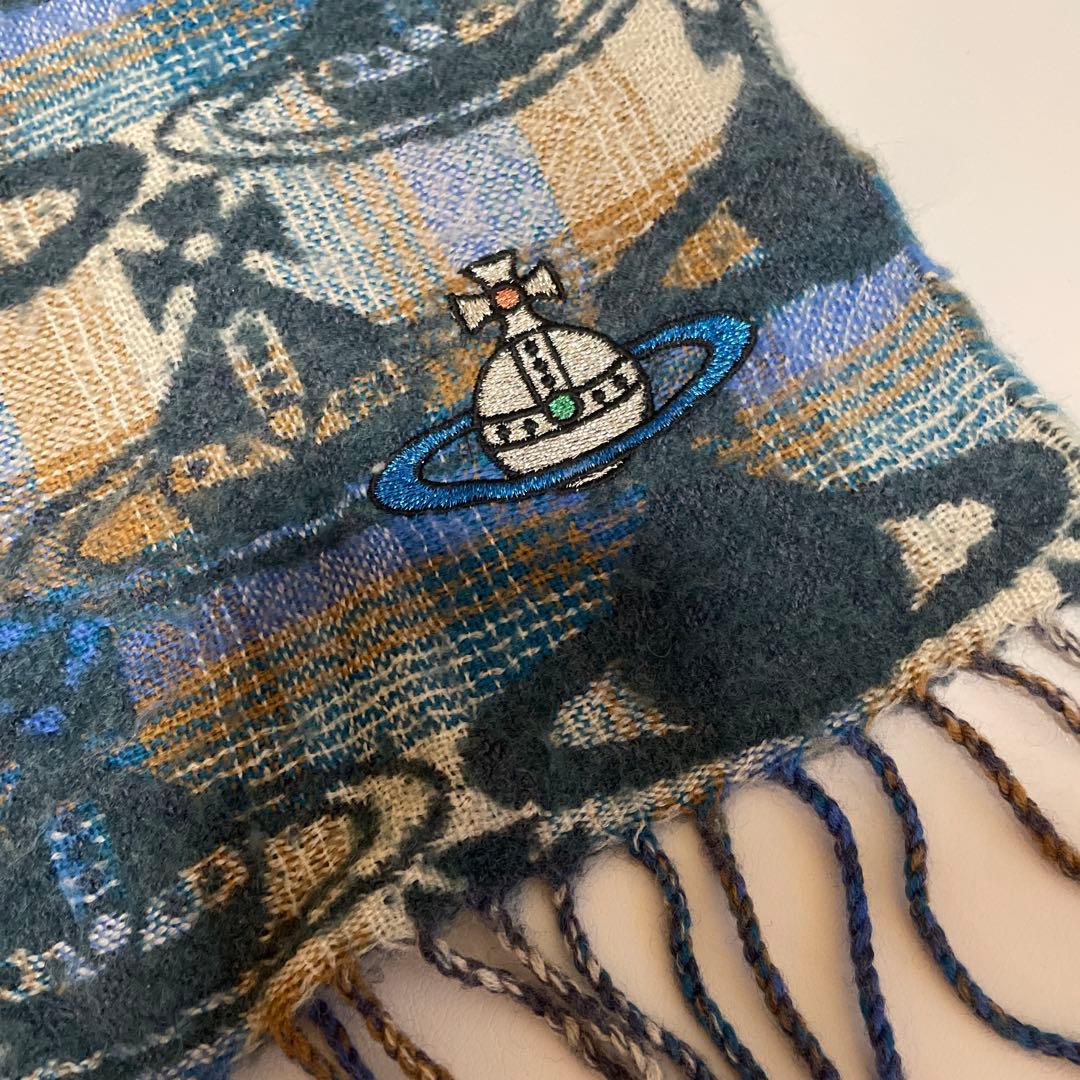 【美品】ヴィヴィアンウエストウッド　チェック柄　オーブ　ユニセックス