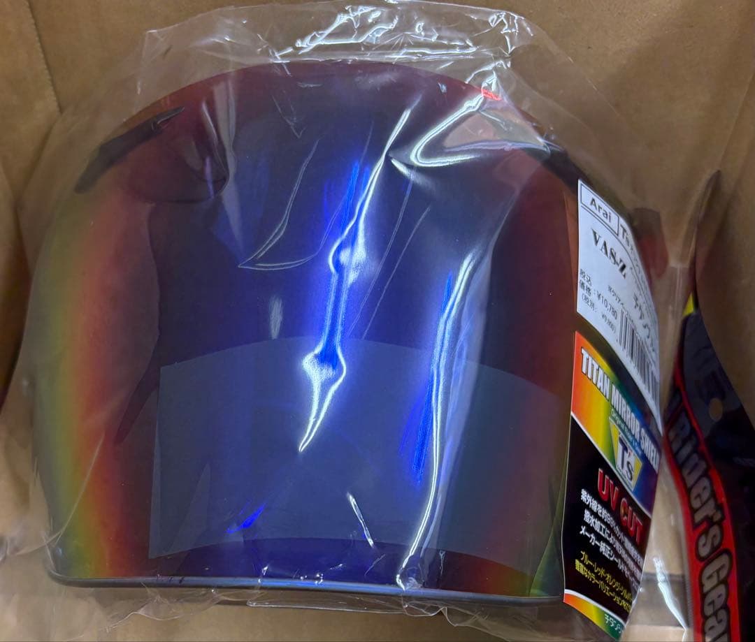 T’s Arai VAS-Zミラーシールド スモーク/チタンブルー 新品 Ts