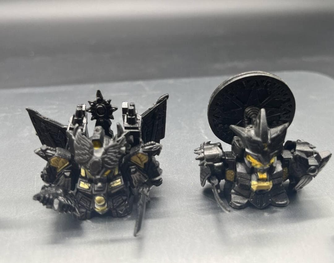 バンダイ ガン消し SD戦国伝 四大将軍セット ガンメタリックバージョン