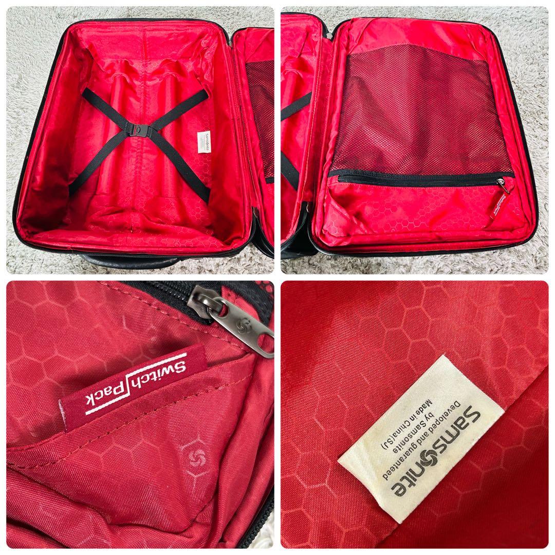 サムソナイト キャリーケース 機内持込可 TSAロック付 2輪 ブラック