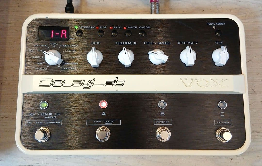 VOX　DelayLab　ディレイラボ　空間系マルチエフェクター